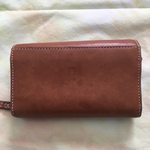 Authentic brown leather Coach wallet and keychain - Picture 7 of 7